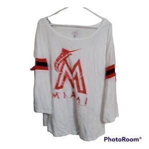 Miami Marlins ladies top 2XL